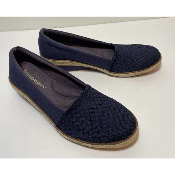 Shoes Ortholite Womens 75 Navy Fabric